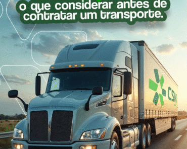 O que considerar antes de contratar um transporte
