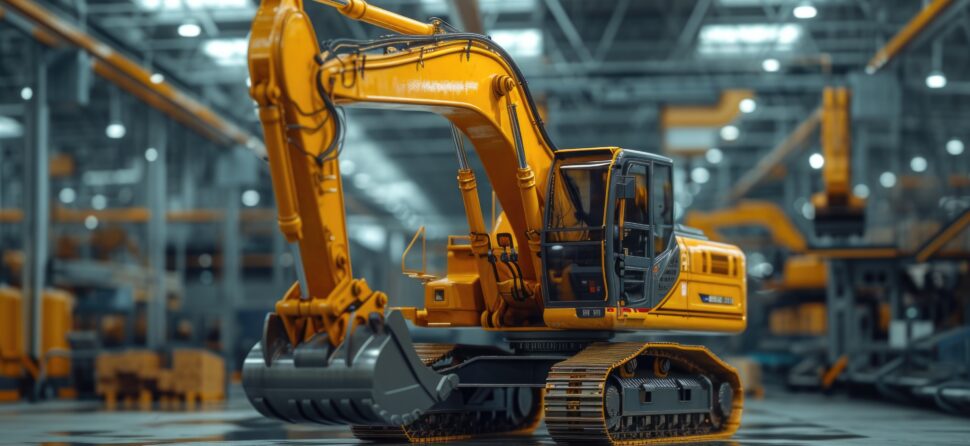 Linha amarela na construção: eficiência, segurança e produtividade nas obras